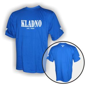 019 Tričko KLADNO est.1924 modré