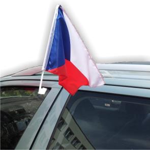 001 Vlajka na auto ČESKÁ REPUBLIKA SPECIAL
